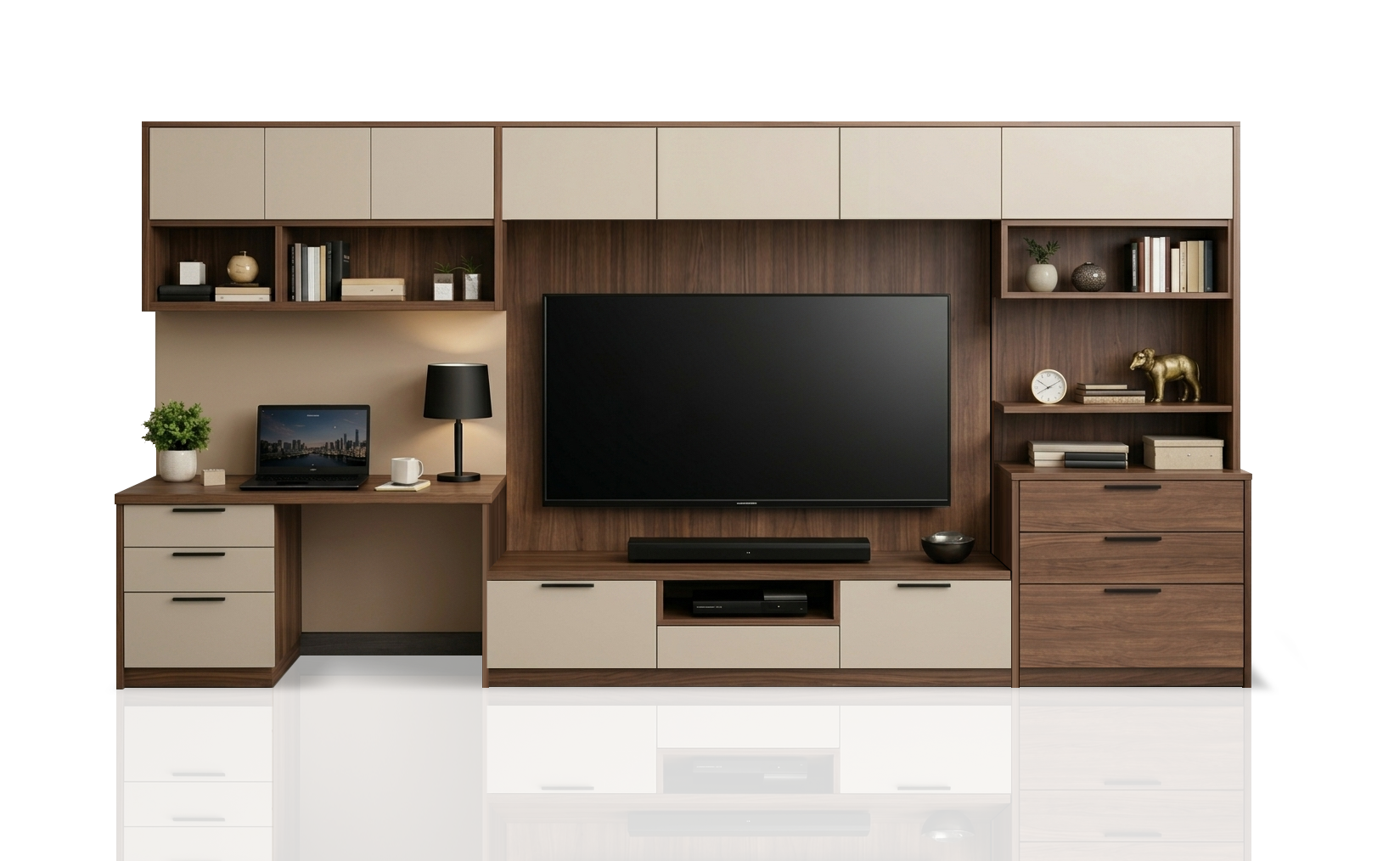 TV Set Bookshelf-HOME